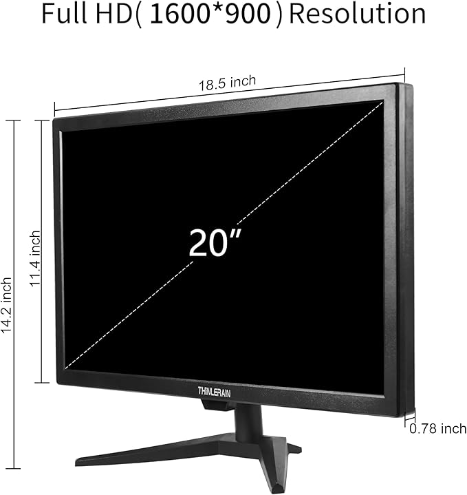 20 inch monitor-Black