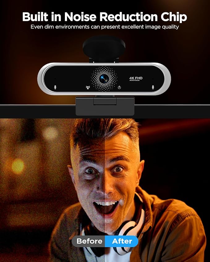 4K WEBCAM Black