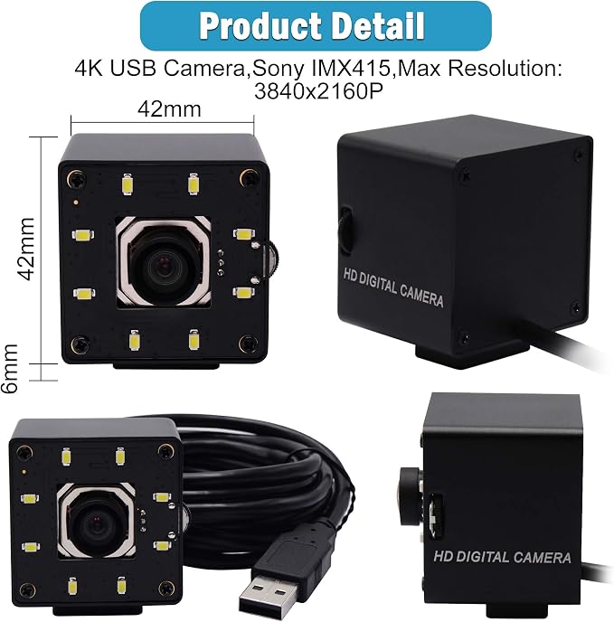 100 degree no distortion with white LED