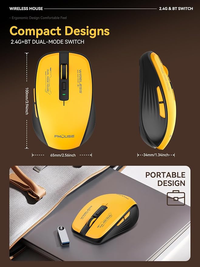 Yellow and Black