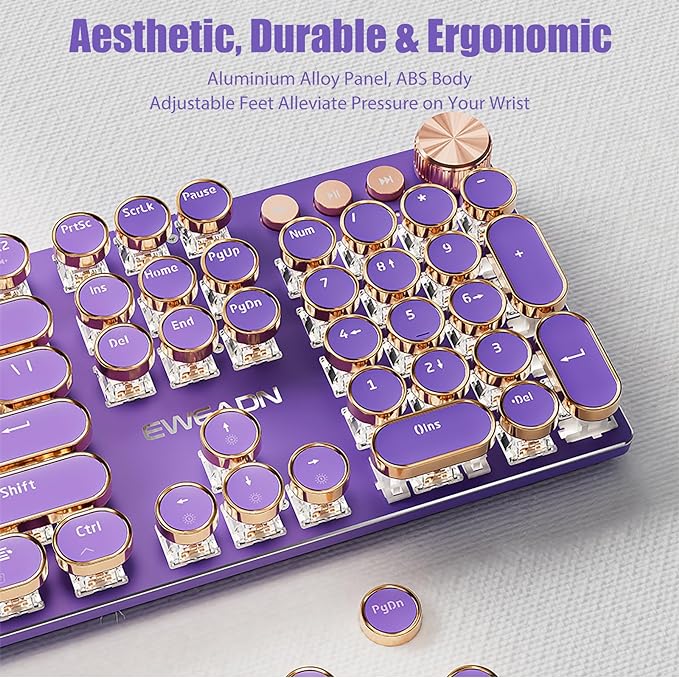 Wired - Purple (Pink Switches)