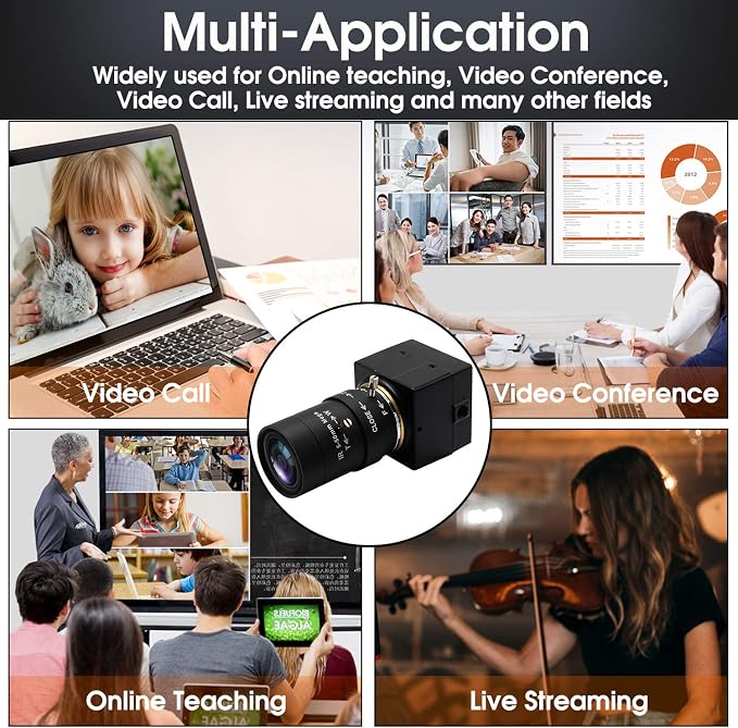 8MP 5-50mm Varifocal Lens