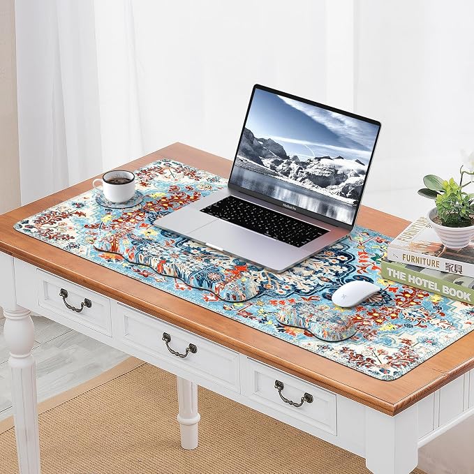 Retro Boho Floral Blue
