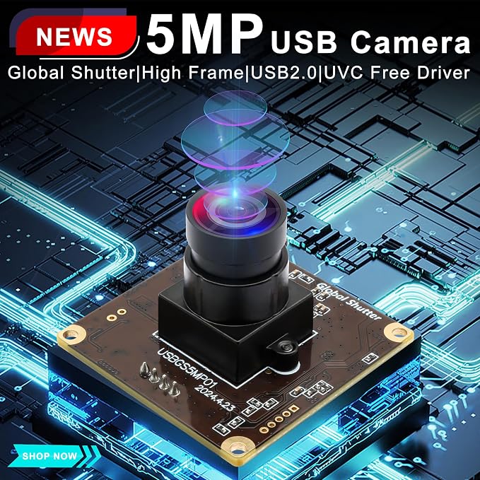 5MP Low Distortion Camera(GS)