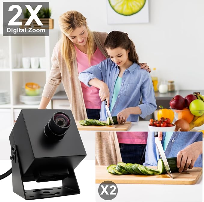 with 120 degree Distorition-Free Lens
