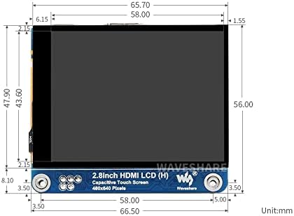 2.8inch HDMI IPS LCD 480×640