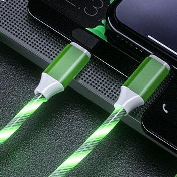 USB C TO C Lighted Up Green
