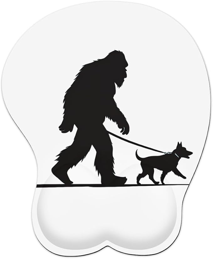 Bigfoot Walking Dog Sasquatch 0