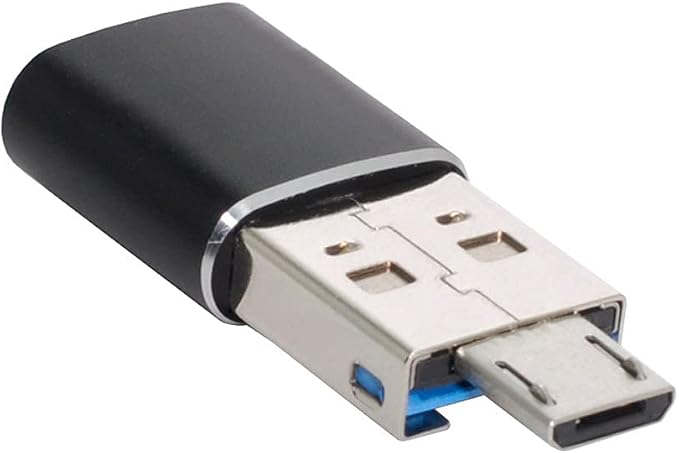 Black USB3.0-TF +OTG