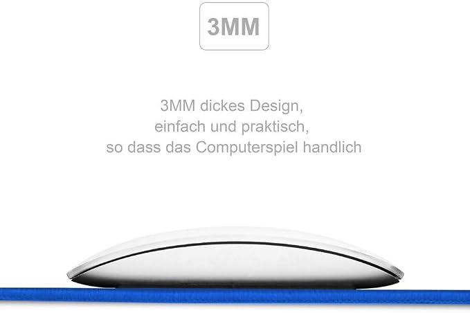Blue Stitched Edges