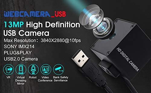 75 Degree Autofocus No Distortion Lens Webcam