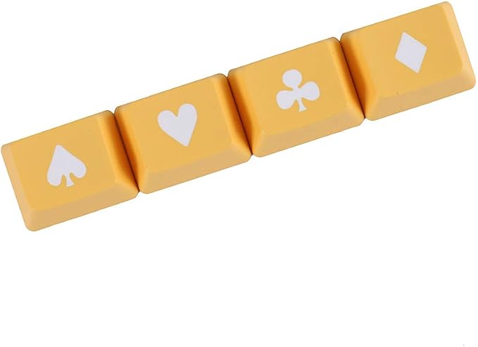 Whitepokerkeycaps