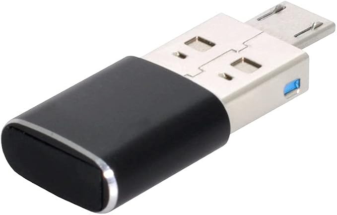 Black USB3.0-TF +OTG