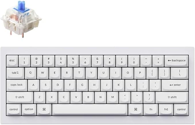 White (Gateron G Pro Blue Switch)