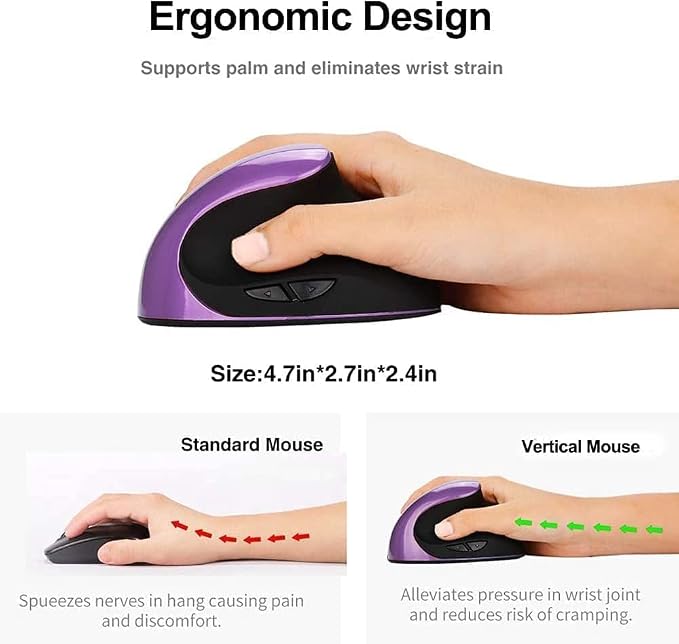 Purple - Right hand- rechargeable
