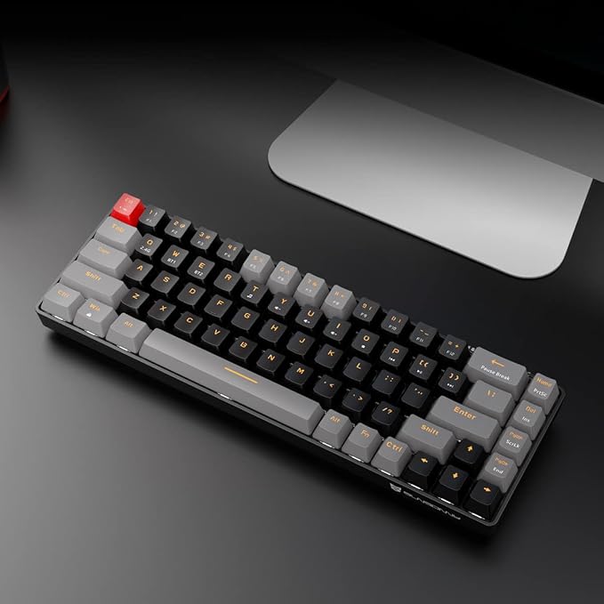 Brown Switch with Black & Grey Combo Color