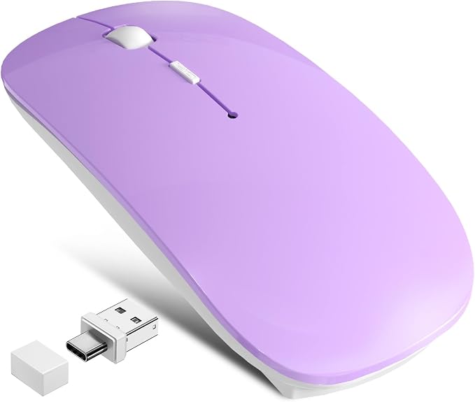 Wireless Bluetooth Mouse (Purple)