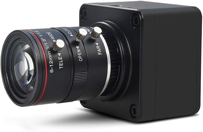 With 6-12mm Varifocal Manual Lens