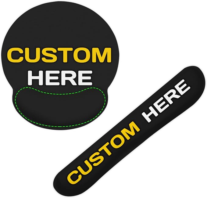 Wrist Support Mouse Pad + Keyboard Pad