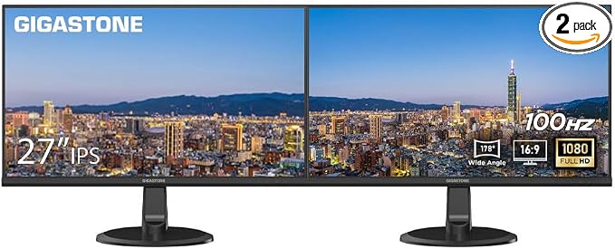 27-inch Monitor 100Hz 2-Pack