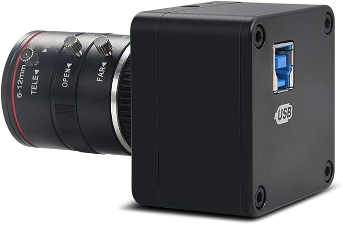 With 6-12mm Varifocal Manual Lens