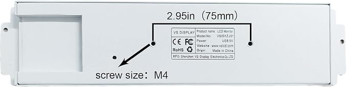 9.1'' White for D32 PC Case