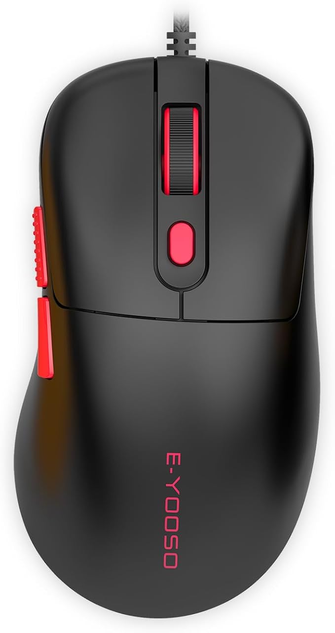 Wired Black Mouse