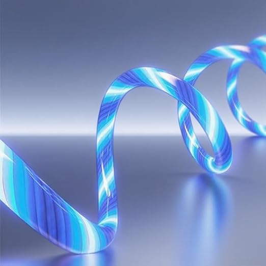 USB C TO C Lighted Up Blue