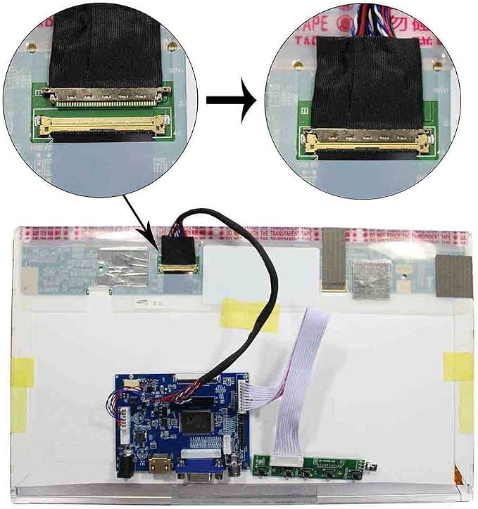 For 1024x600 LVDS LCD Screen