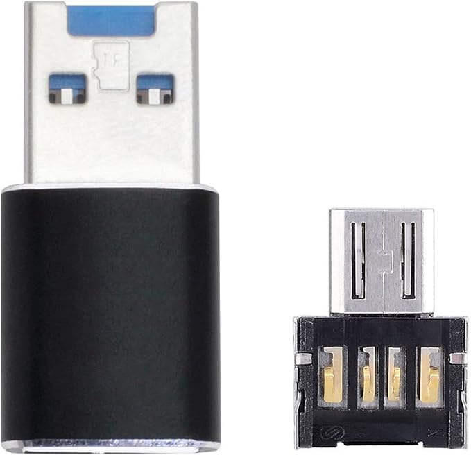 Black USB3.0-TF +OTG