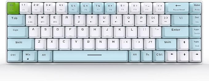 Red Switch with Blue & White Combo Color