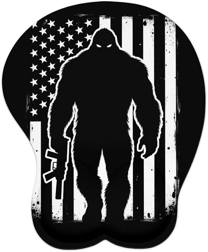 America Flag Gorilla Sasquatch 0