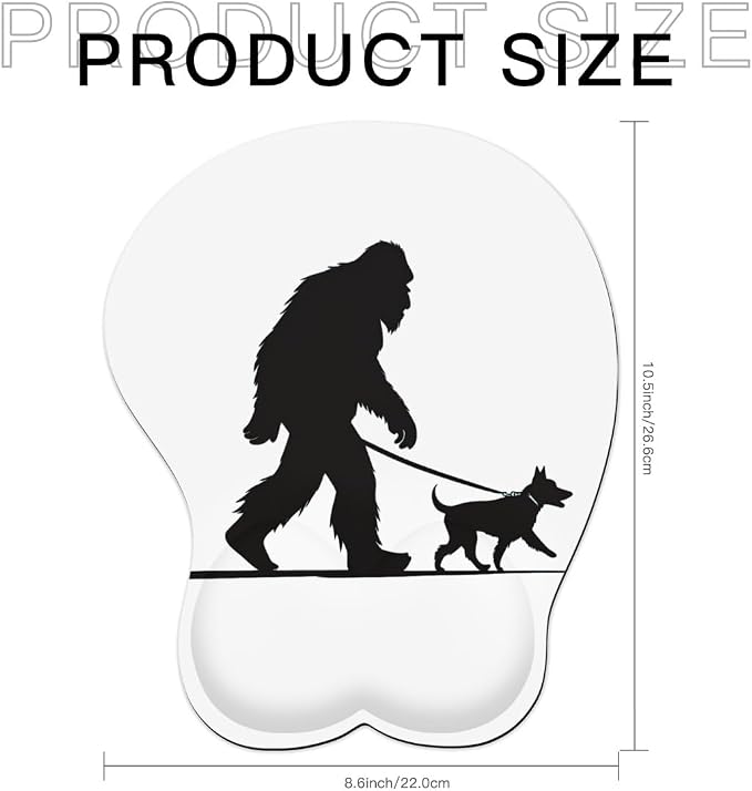Bigfoot Walking Dog Sasquatch 0