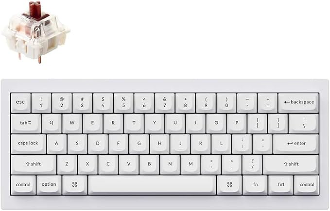 White (Gateron G Pro Brown Switch)