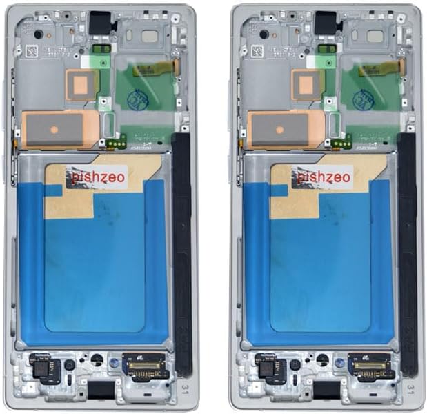 S25Ultra Screen With Titanium White Silver Frame