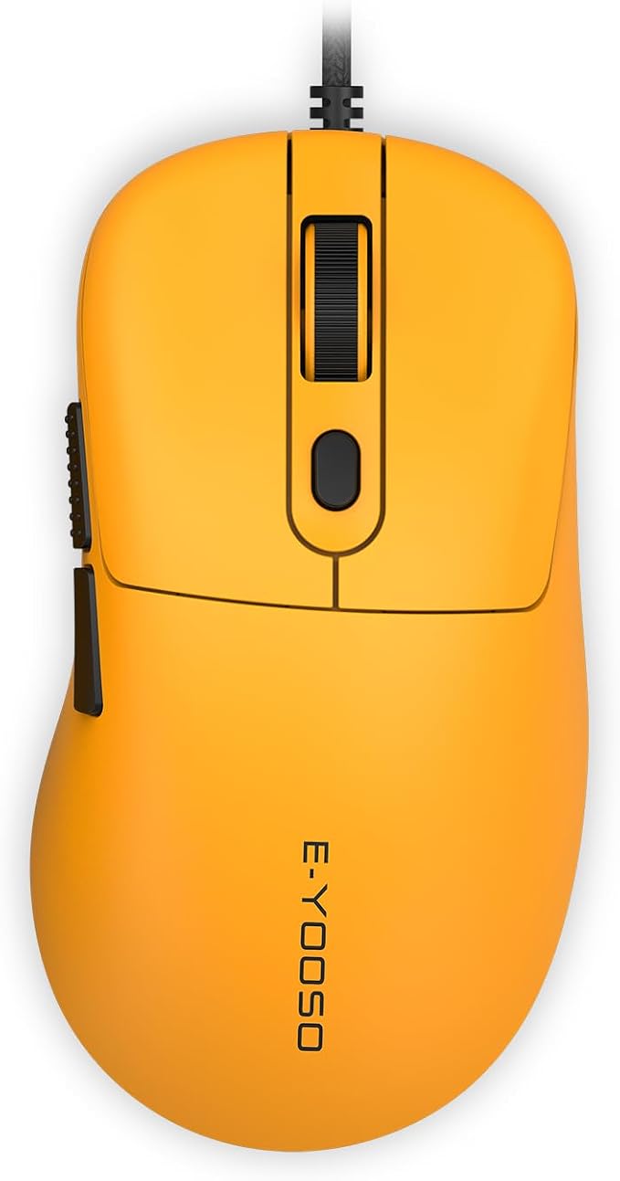 Wired Yellow Mouse