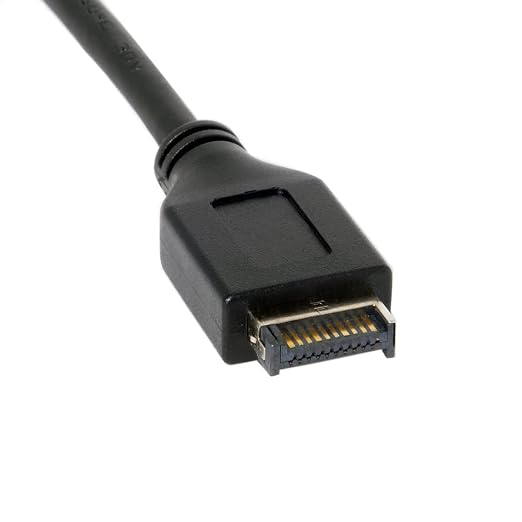 Type-E Male to Type-A Female Panel Mount
