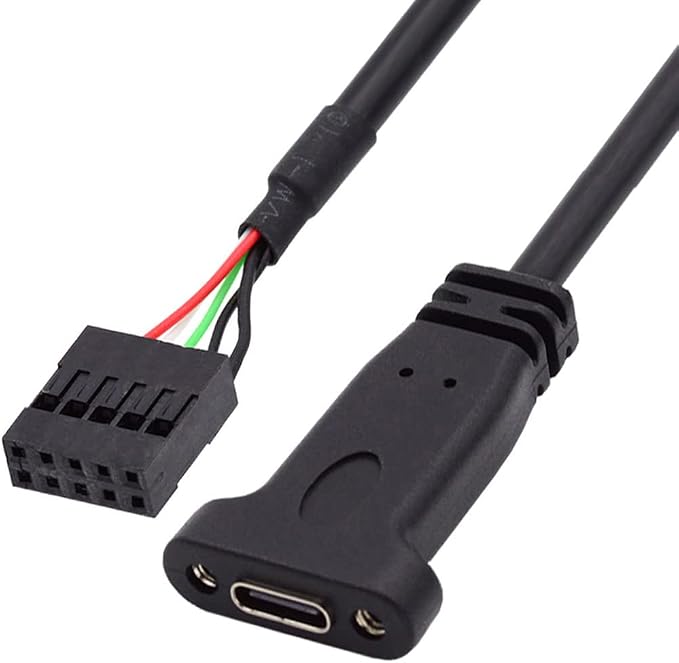 Type-C Female to USB2.0-9P Header