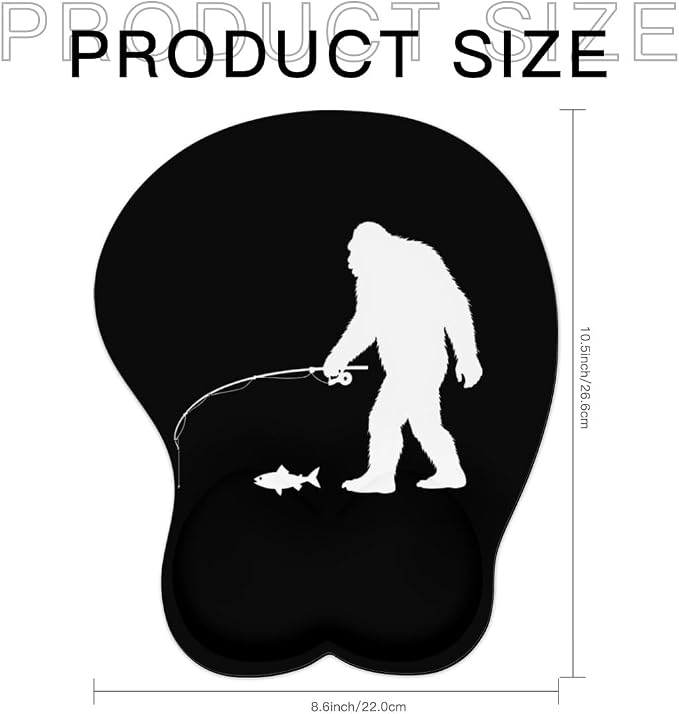 Bigfoot Fishing Fish Sasquatch 0