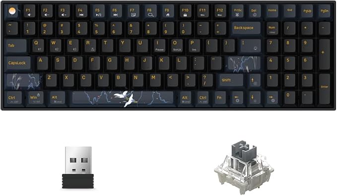 BlueBlack Keyboard-G-Silver Switch