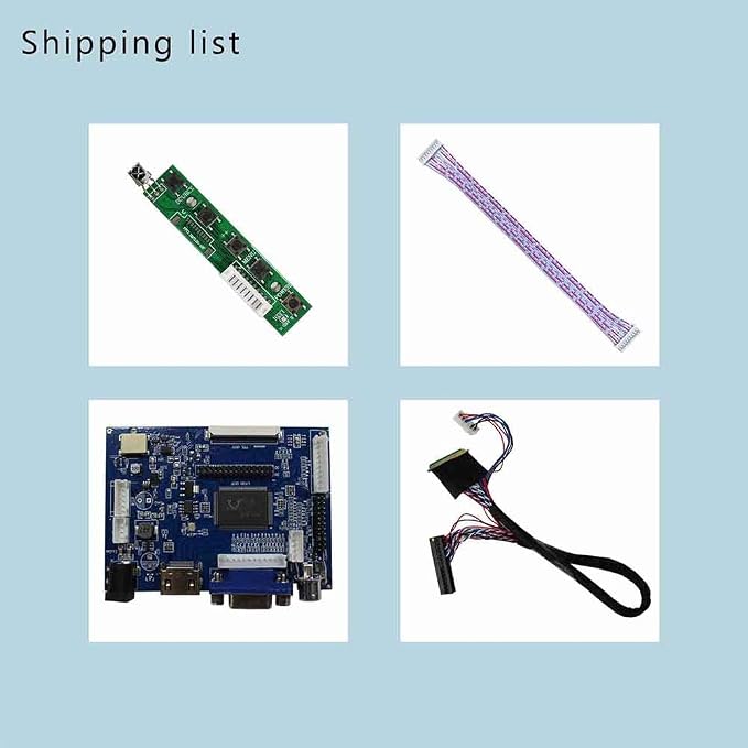 For 1024x600 LVDS LCD Screen
