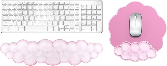 Clear Cloud Pink Set