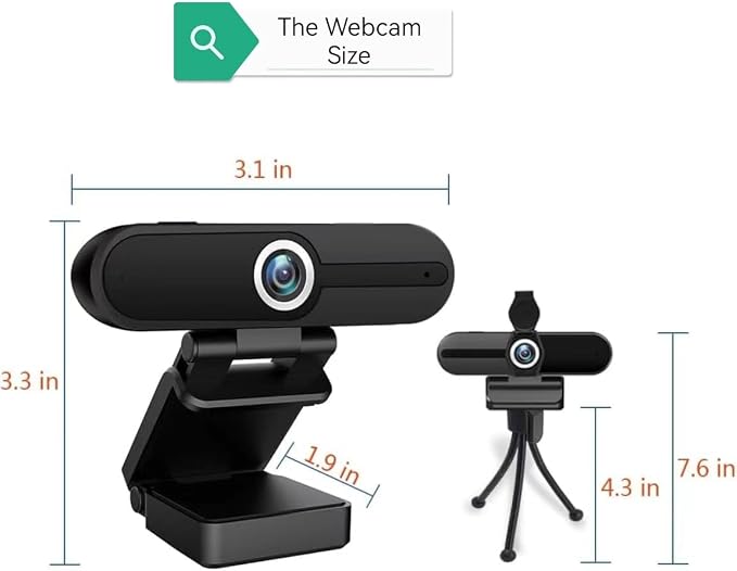 Black 4K Webcam