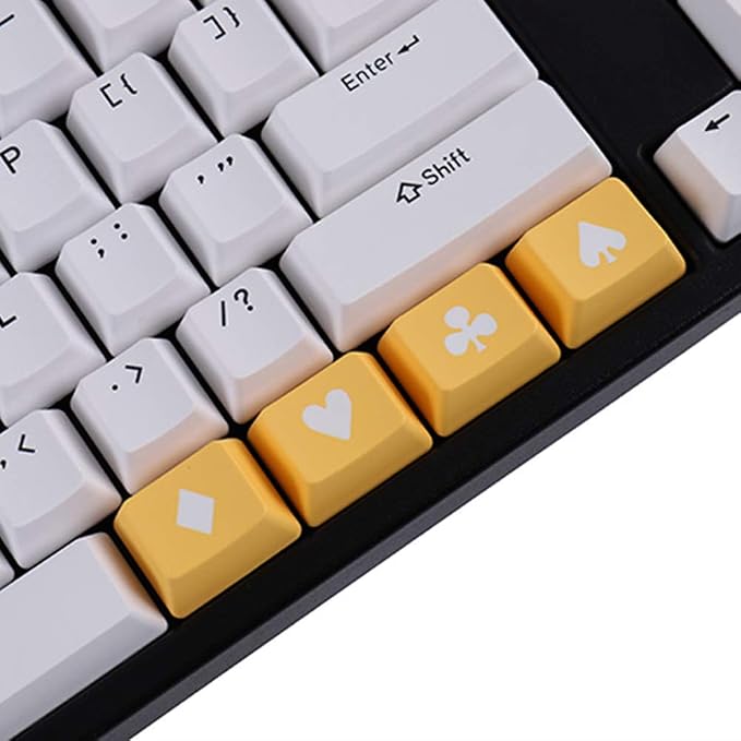 Whitepokerkeycaps