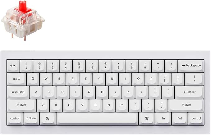 White (Gateron G Pro Red Switch)