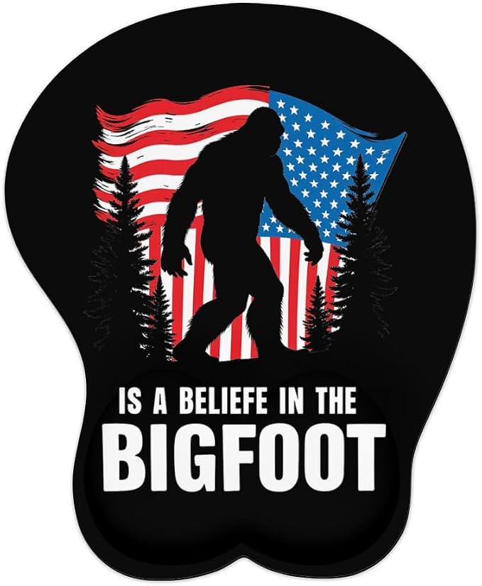 Believe in the Bigfoot America Flag Sasquatch 0