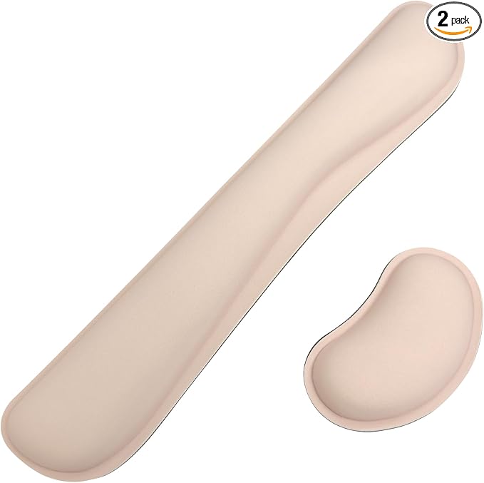Beige - 2 Wrist Rest