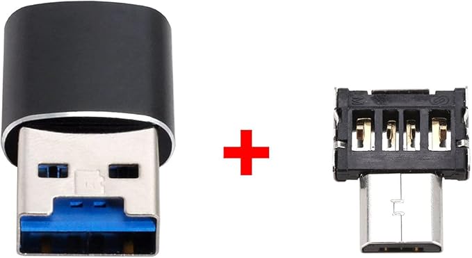 Black USB3.0-TF +OTG