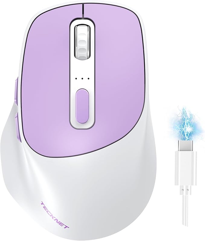 Purple and White