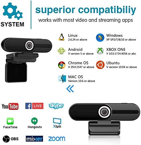 Black 4K Webcam